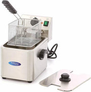 Frituurpan 4 Liter - RVS - 1 kg Frites - Koude Zone - met Deksel - tot 185 Graden - Professionele Friteuse / Frietpan - Maxima