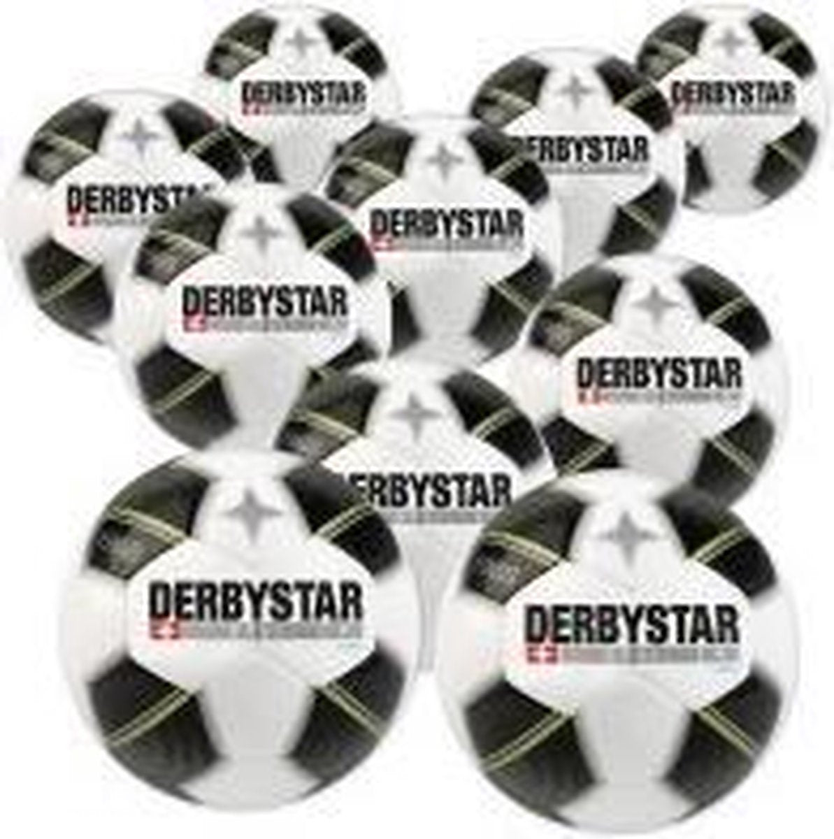 Derby Star Light  - Voetbal - 360 gram - Zwart/Wit