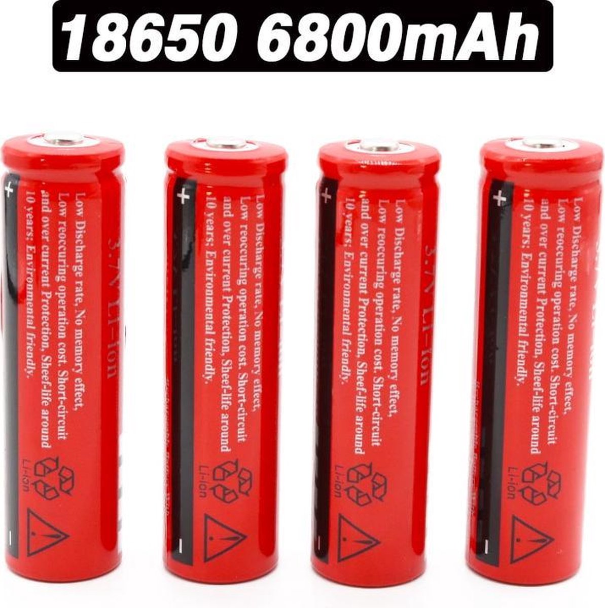 Ultra-Fire - Oplaadbare LI-IOn 18650 baterijen - 3
