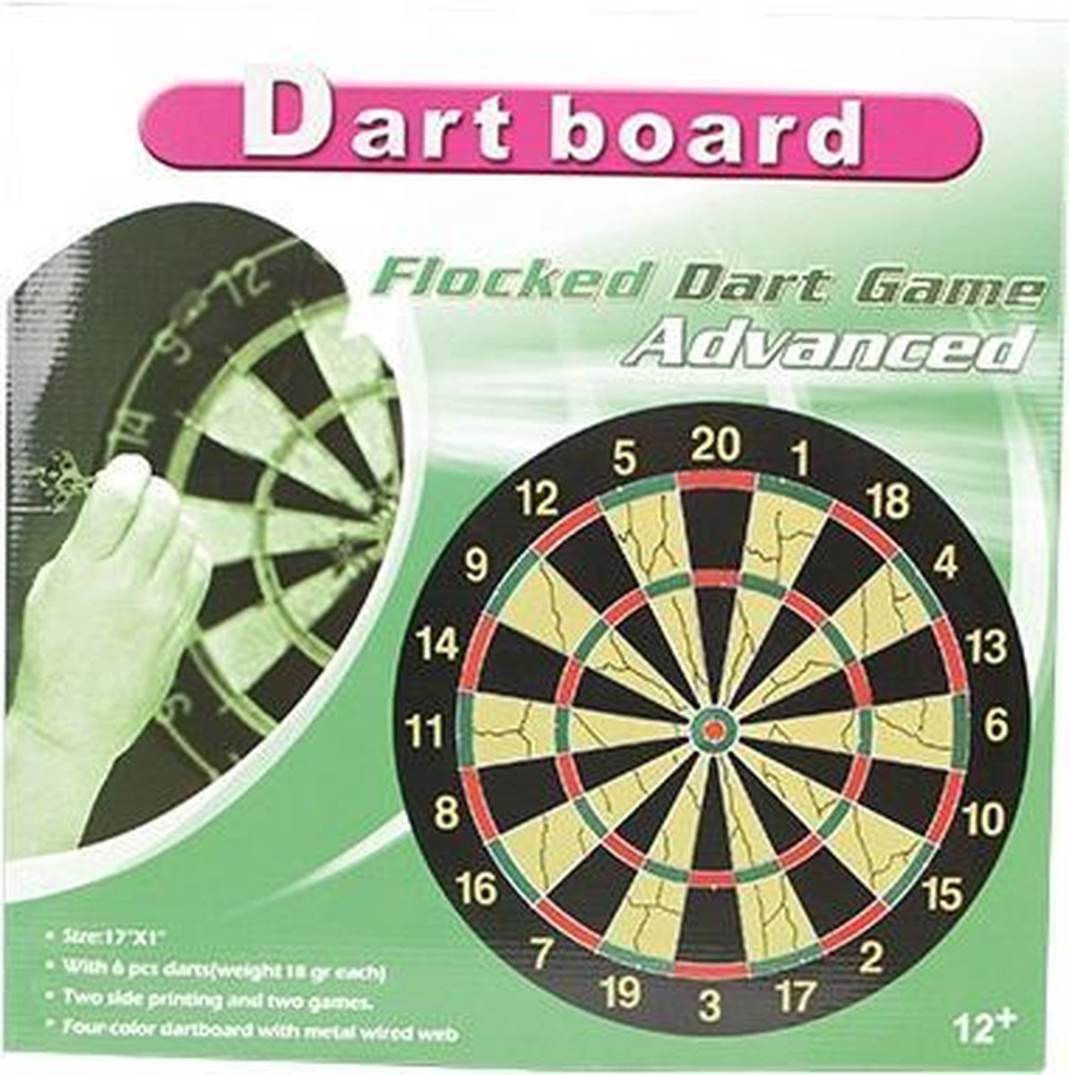 Flocked Dart Game Advanced - Dartbord