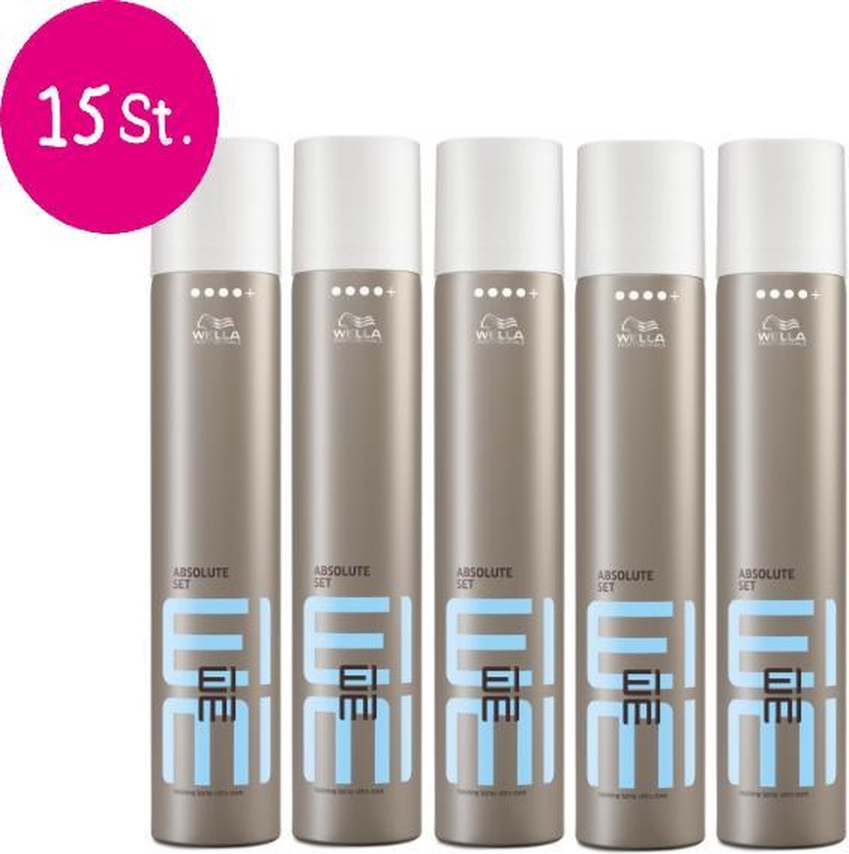 15x Wella EIMI Absolute Set Haarlak 500ml