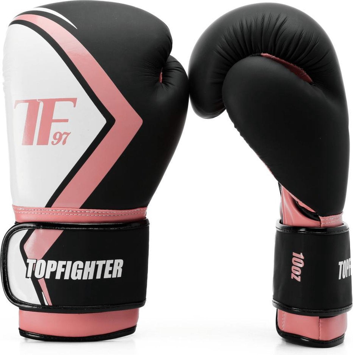 Topfighter Bokshandschoenen "Hybrid 2.0" - Zwart/Roze - 12 OZ