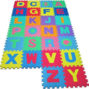 Kiduku - Puzzelmat - speelmat - 180 delige Foamtegels - Zwembadtegels - XXL foam