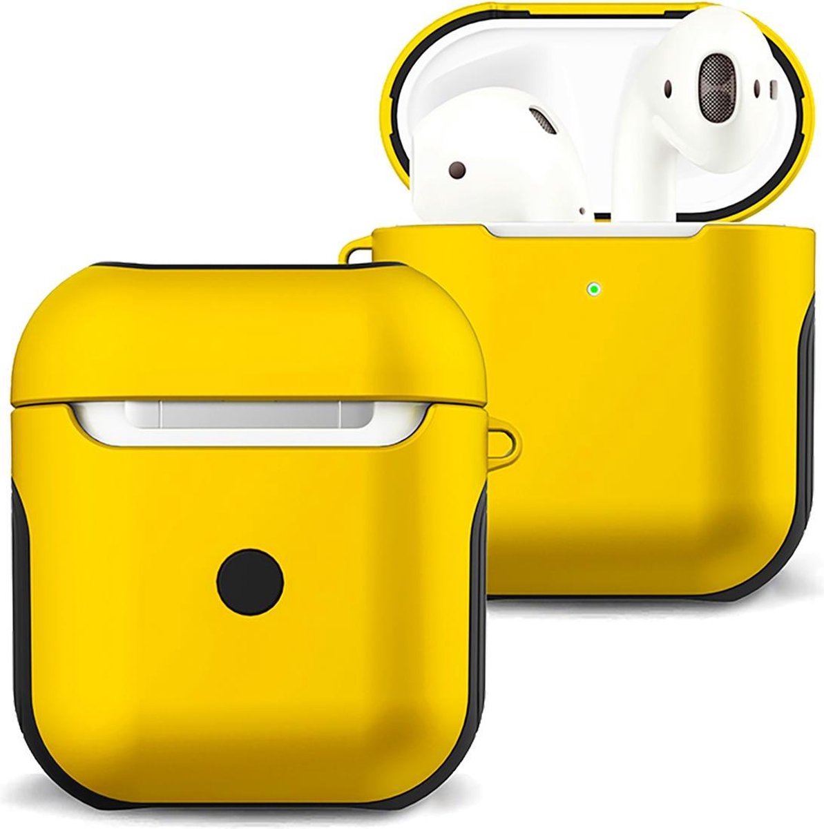 Hoes Voor Apple AirPods 1 Hoesje Case Hard Cover - Geel