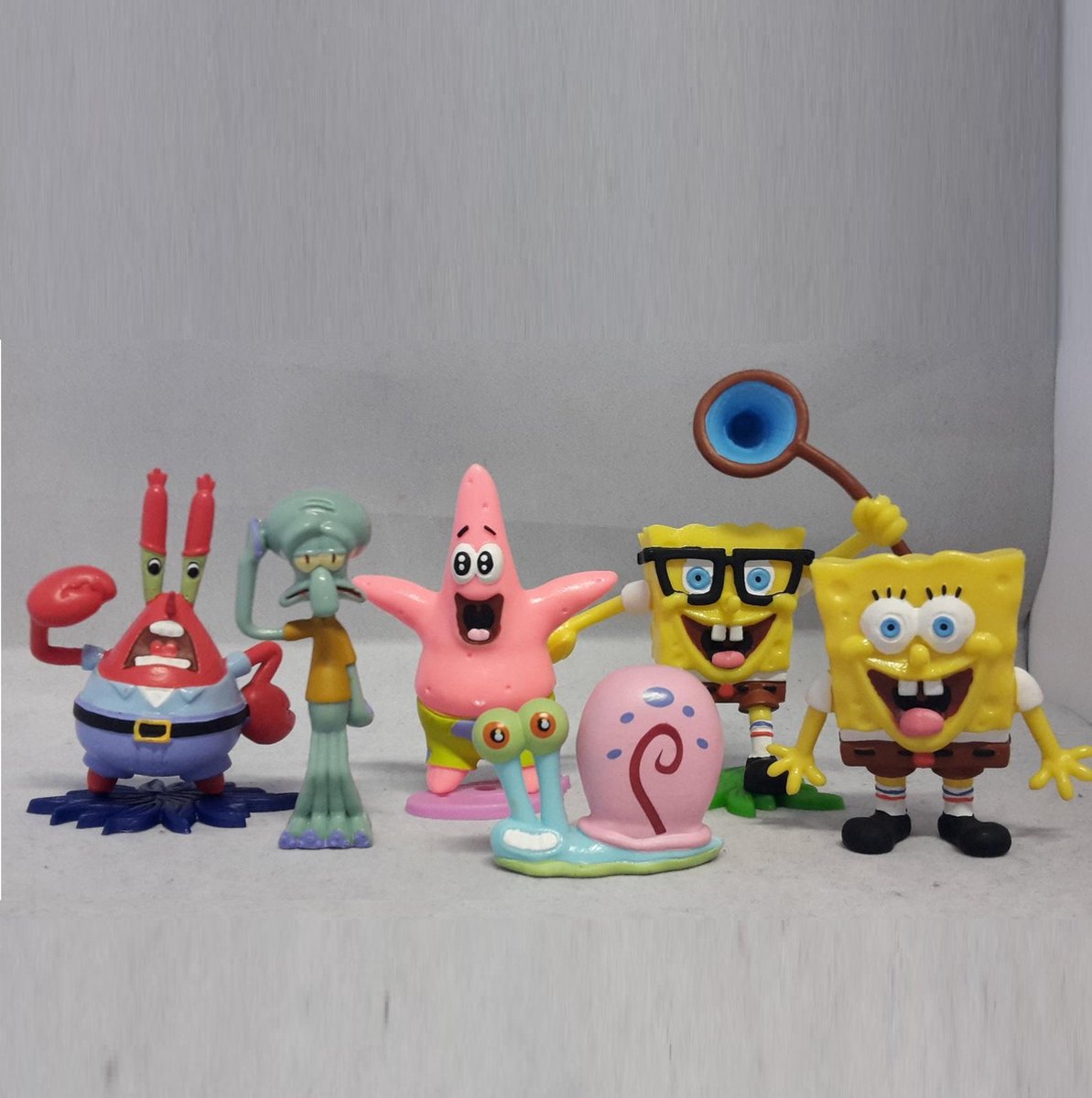 Spongebob Speelset met 6 speelfiguren (5-8 cm)
