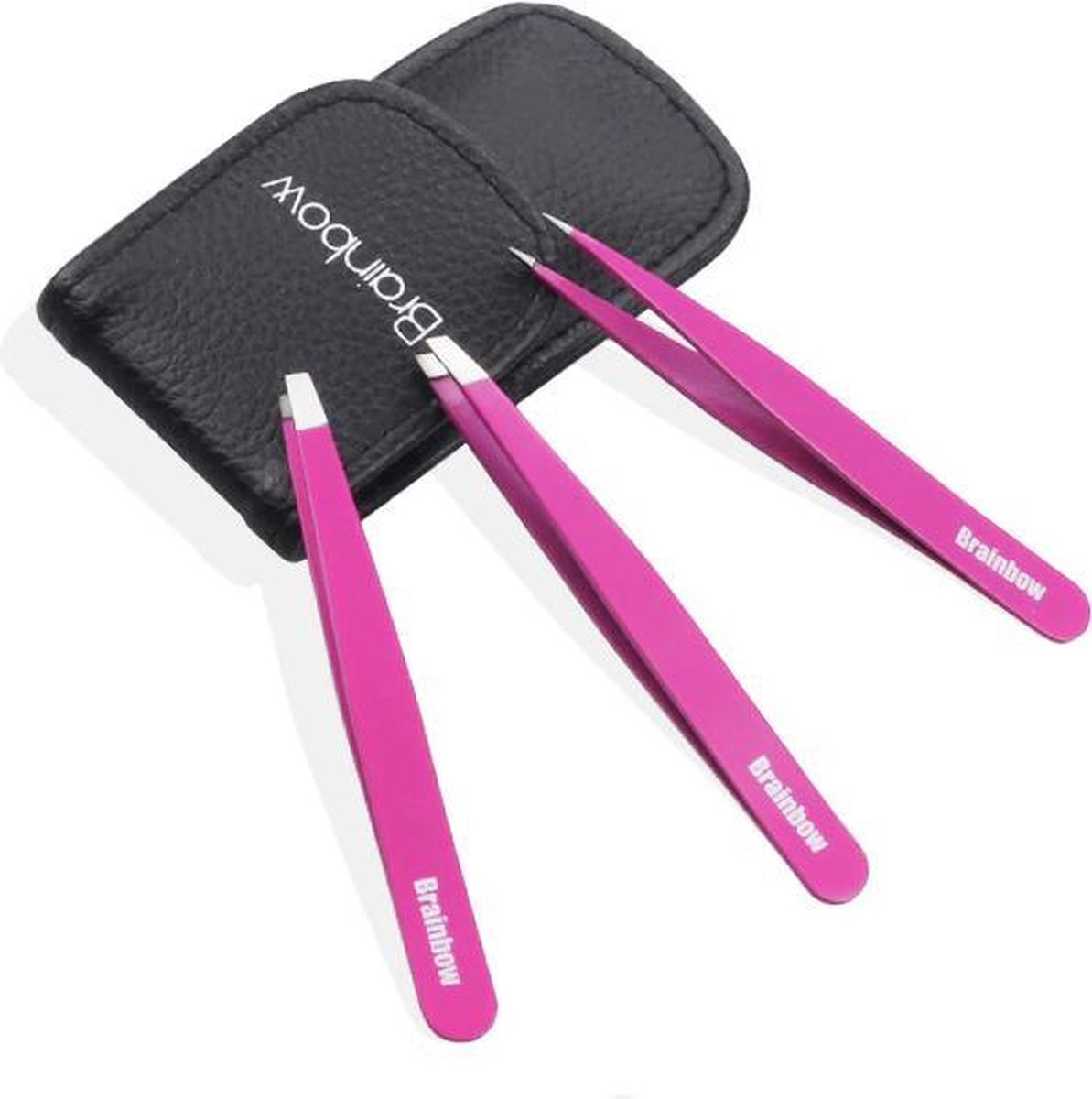 Professionele epileer pincetten set in etui | Tweezer set | Epileer set