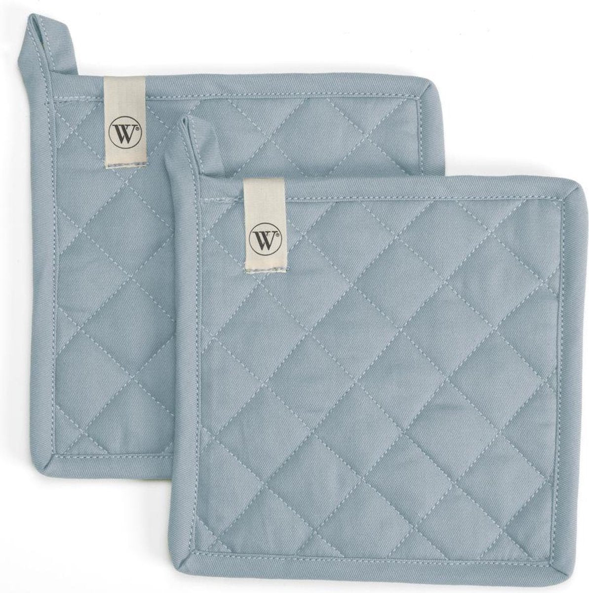 Walra Pannenlap Cook and Trial - 2x 20x20 - 100% Katoen - Jeans Blauw