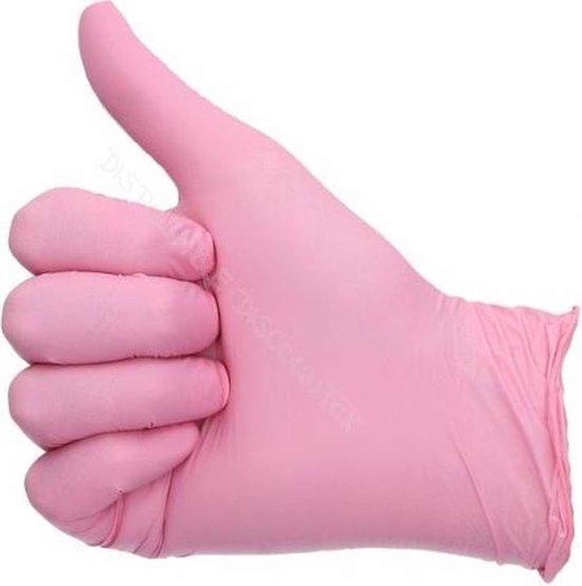 Nitril poedervrij wegwerp handschoenen - Roze -Top kwaliteit - 100 stuks in verpakking - Maat M