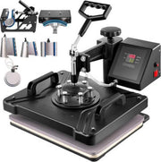 Dexters® Warmtepers | Warmte Pers Machine | Transferpers | Multifunctioneel | Bedrukken Shirt / Caps / Borden