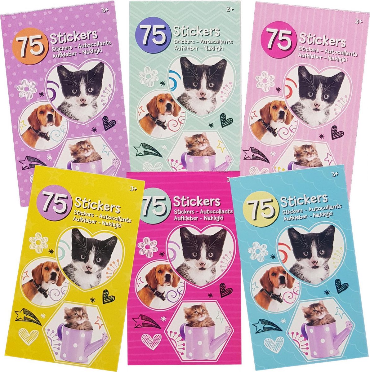 Mini-stickerboekjes “Huisdieren”