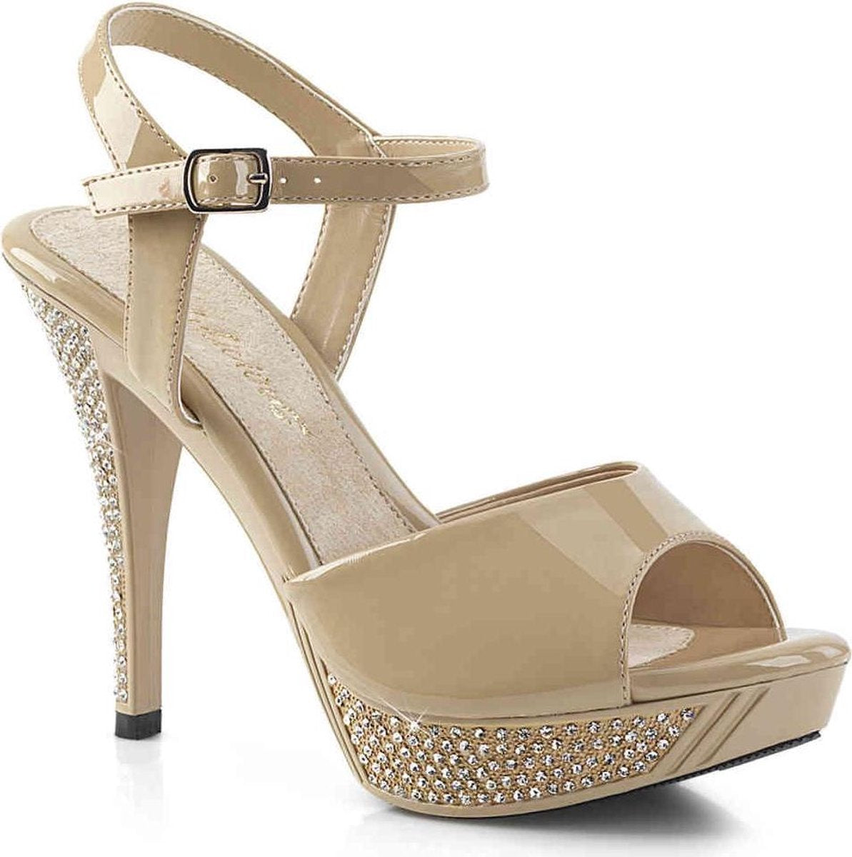 Fabulicious Hoge hakken -38 Shoes- ELEGANT-409 US 8 Creme