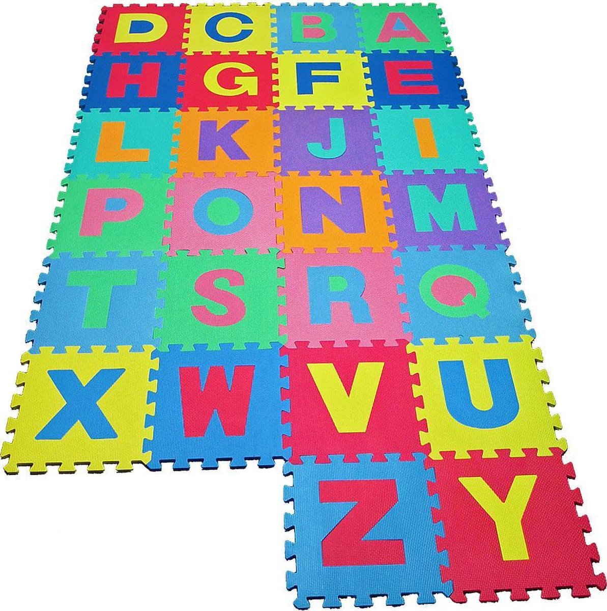 Kiduku - Puzzelmat - speelmat - 36 Foamtegels - Zwembadtegels - 86 delig XXL foam
