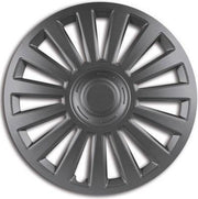 Car Plus Wieldoppen California Grafiet 15 Inch Abs Zwart Set Van 4