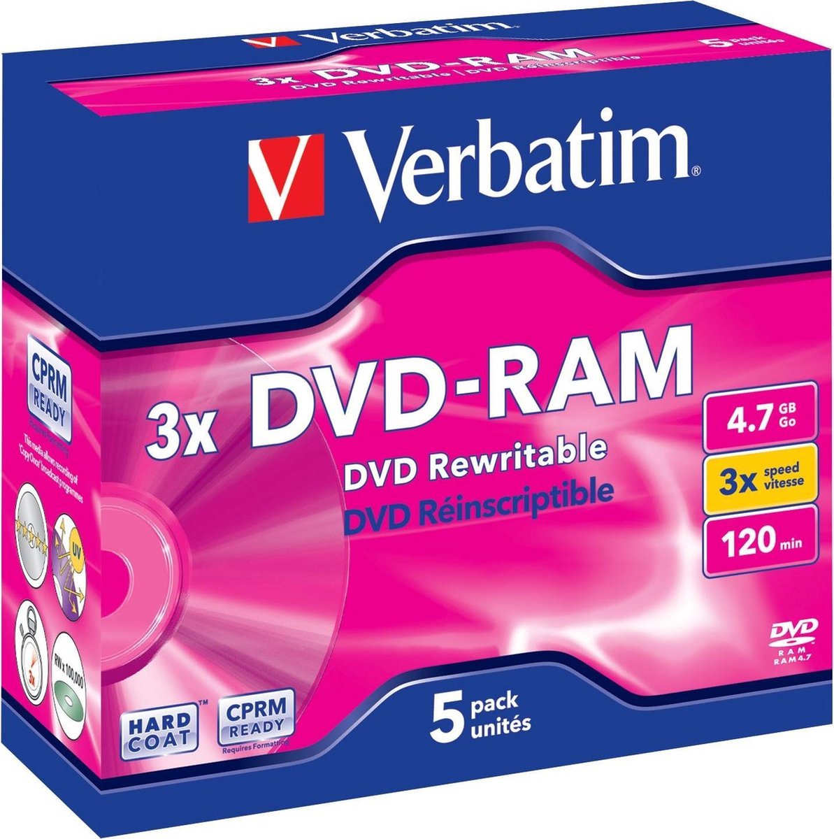 "Verbatim DVD-RAM 4