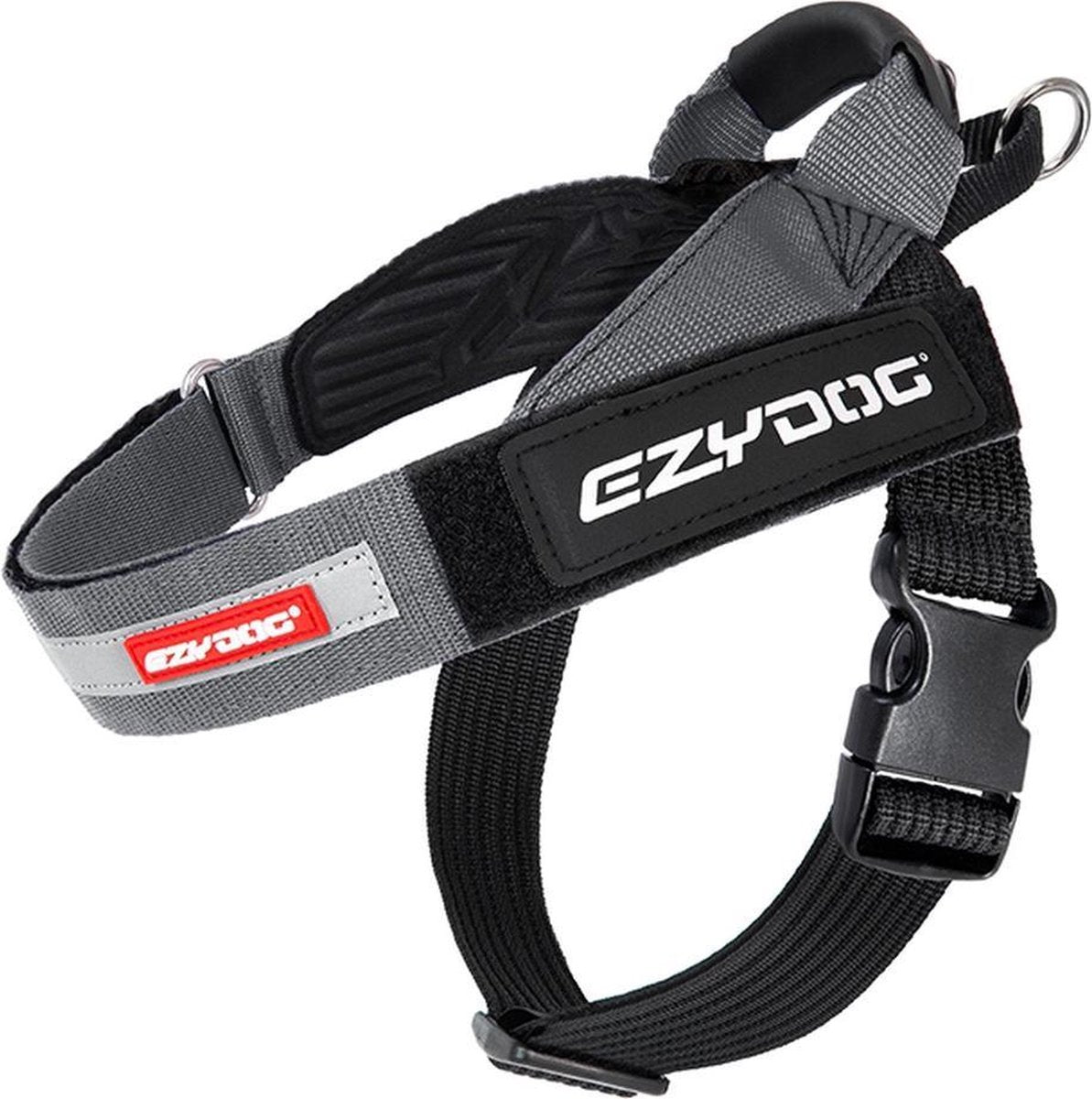 EzyDog Express Harnas - Hondentuig - M - Grijs