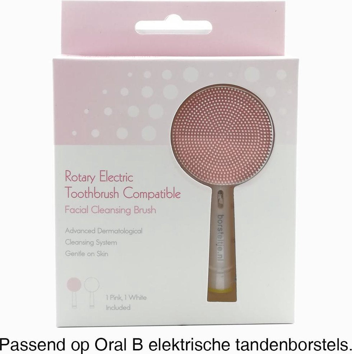 Facebrush - elektrische gezichtsborstel voor op Oral B elektrische tandenborstels - 4 stuks
