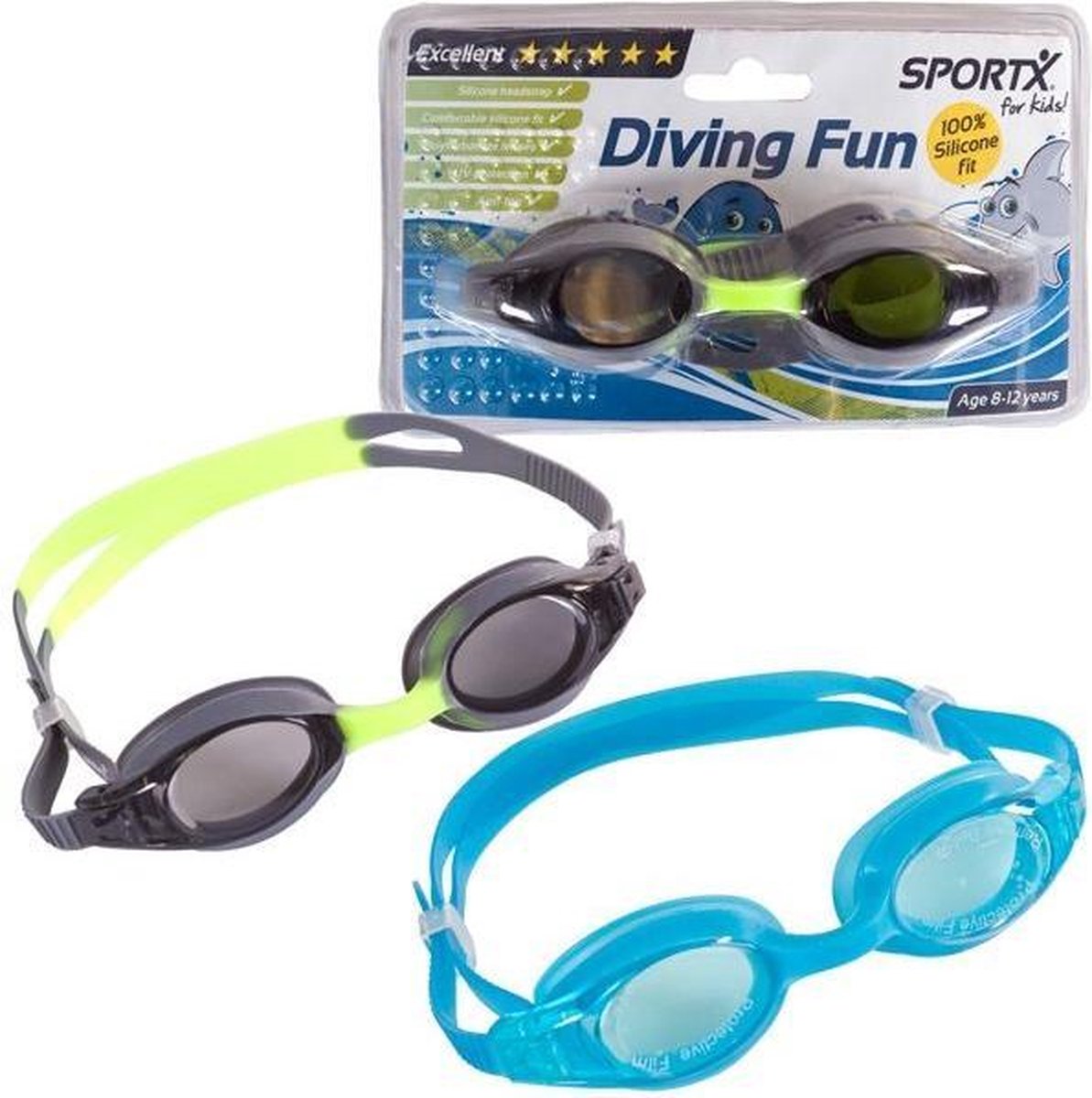 SportX Jr Chloorbril Excel Assorti
