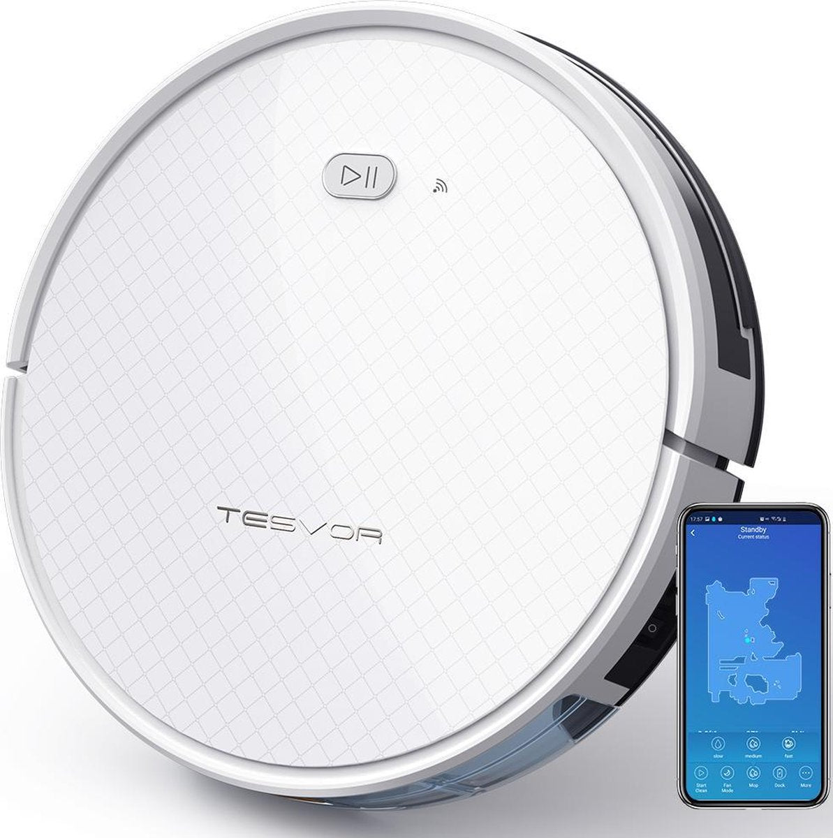 Tesvor X500 PRO - Robotstofzuiger met dweilfunctie