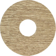 Zelfkl. rozet (17 mm) licht eiken geolied (10 st.)