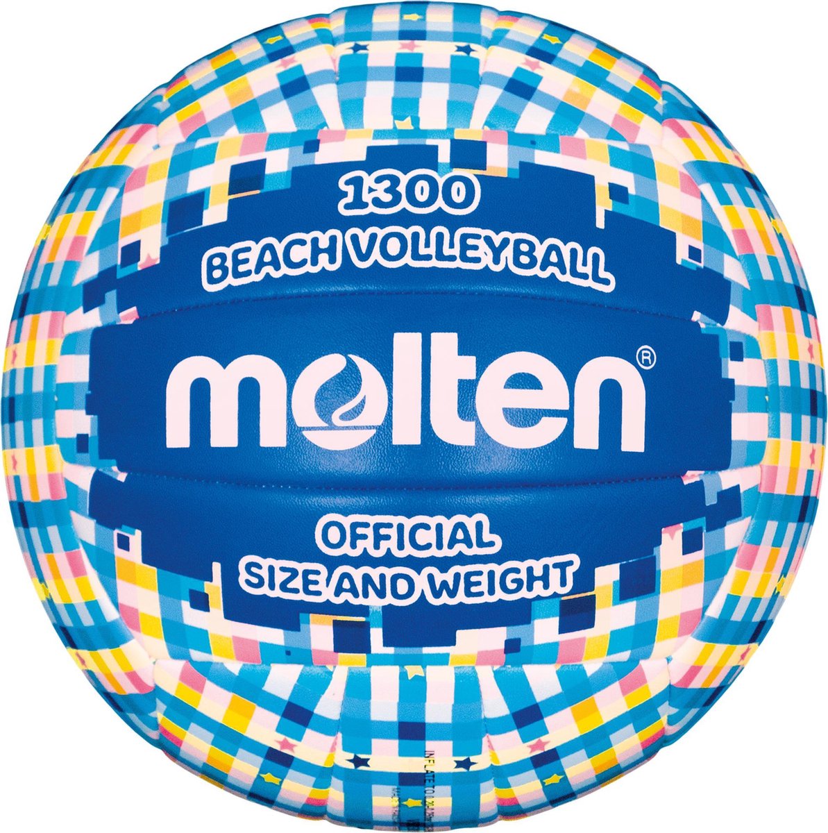 Molten Beachvolleybal V5B1300-CB Cyaan / blauw maat 5