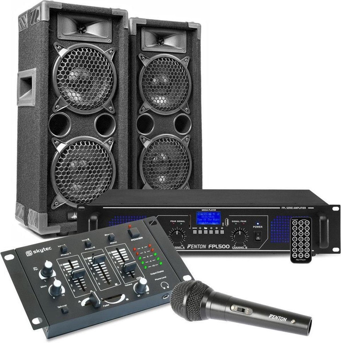 MAX26 DJ set met o.a. speakers