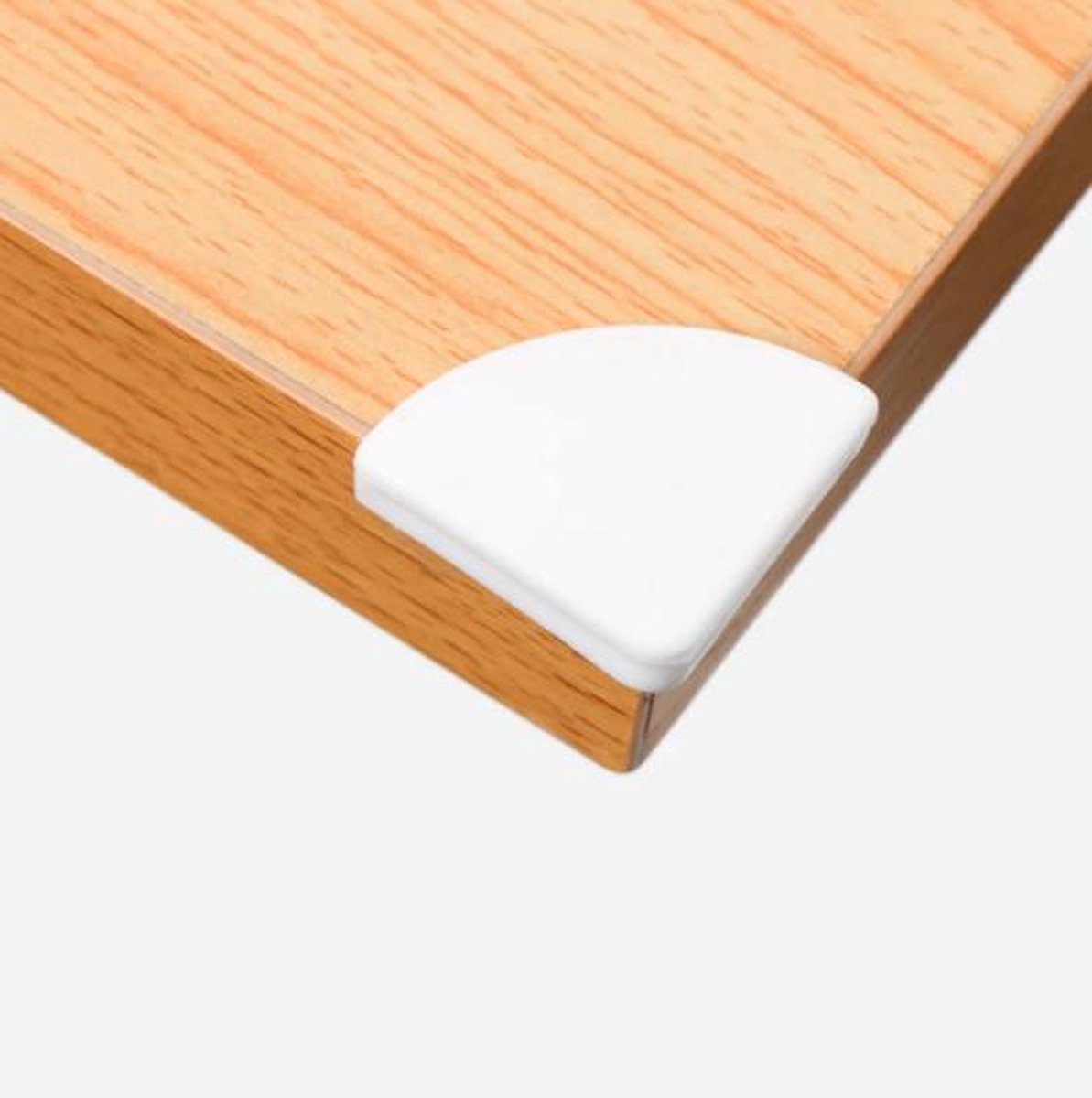 4 Stuks - Siliconen Tafel Hoekbeschermers Set - Wit - Tafelhoek Beschermers - Beschermhoeken - Veiligheid Baby Peuter en Kind - Zelfklevende tafelhoek beschermers - Tafelhoekjes bescherming - Kinderbeveiliging - Bescherming