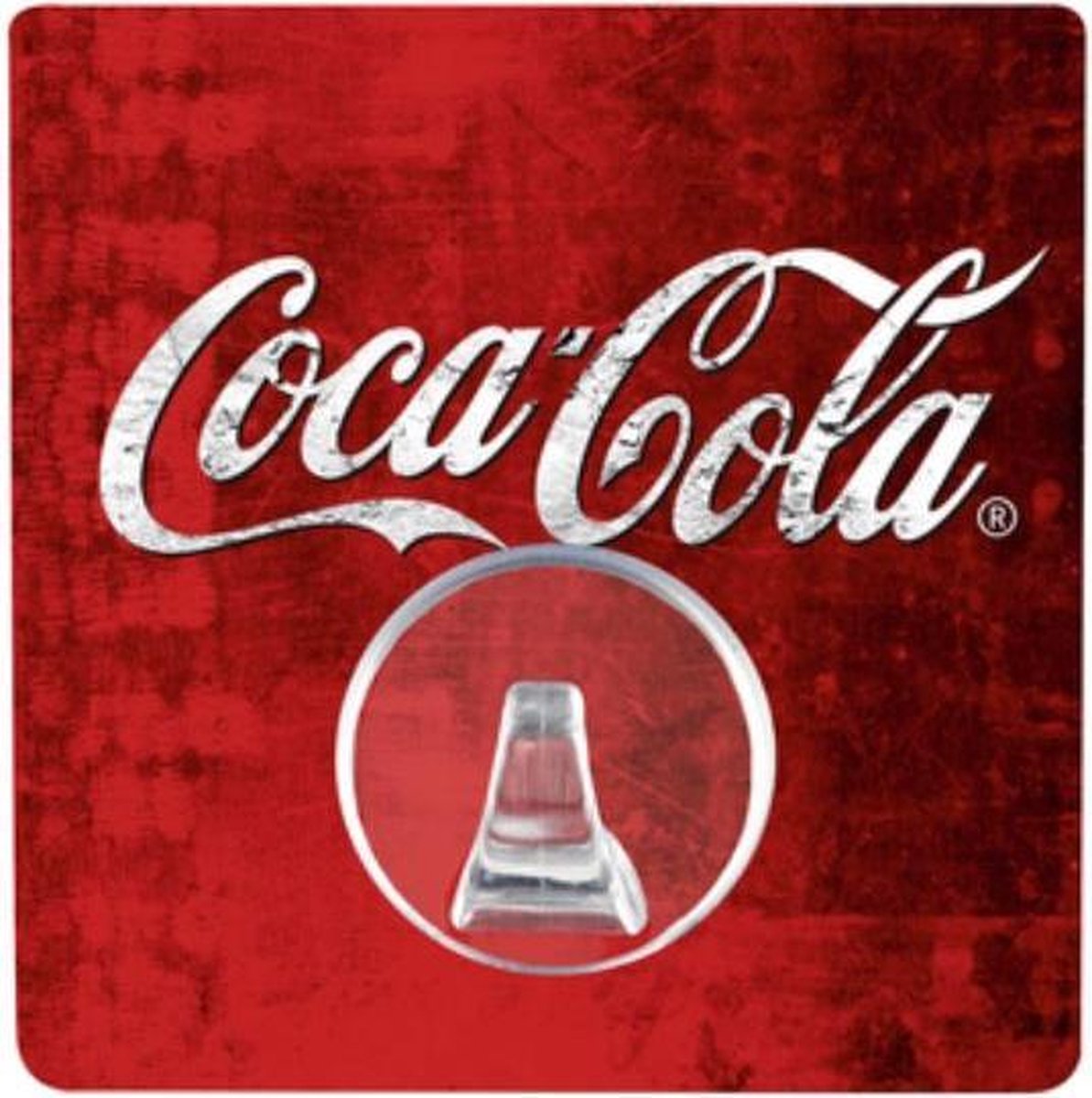 2 Coca-Cola handdoekhaken - rood