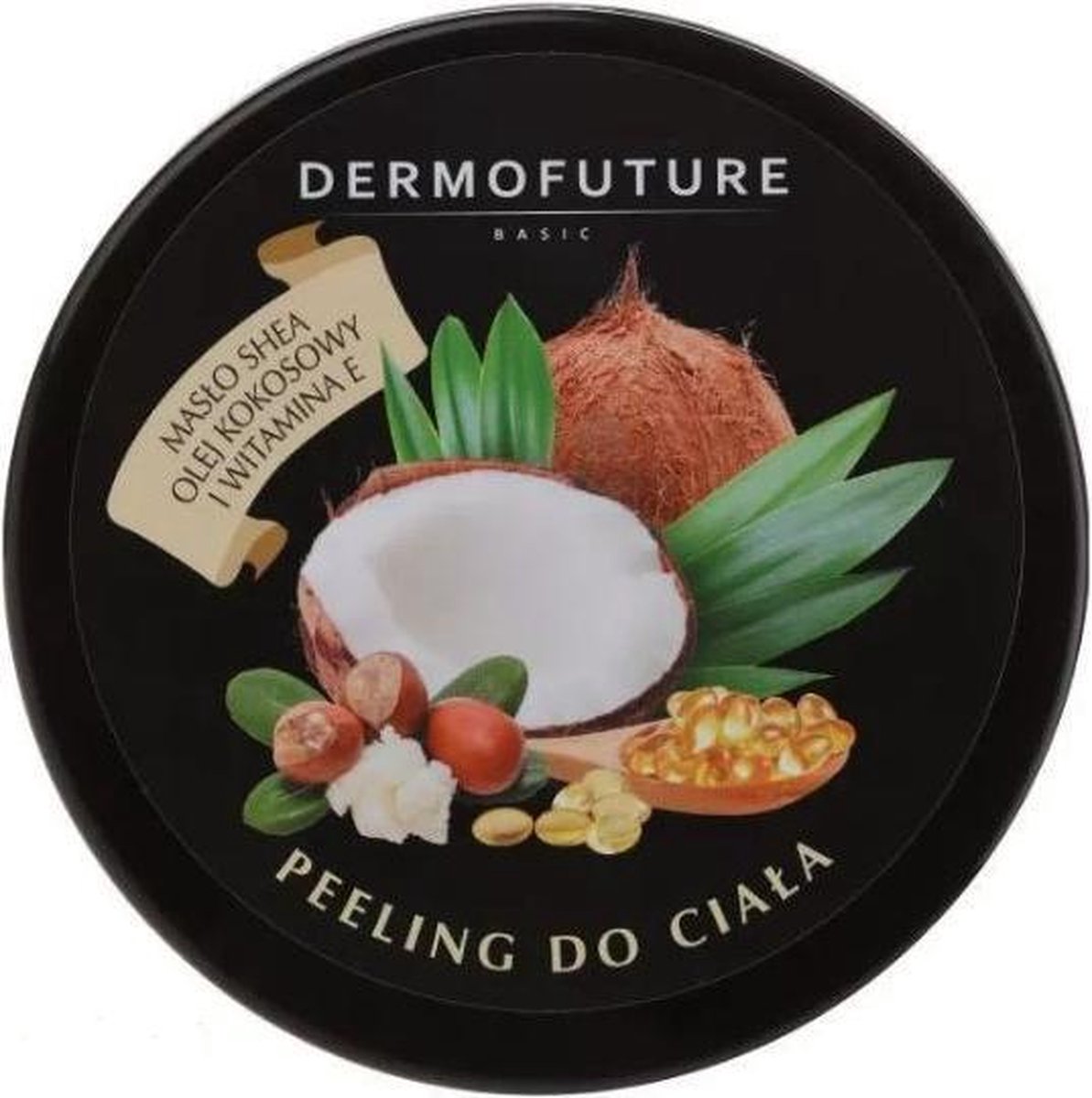 DERMOFUTURE Moisturizing body peeling 200 ml. Hydrateert