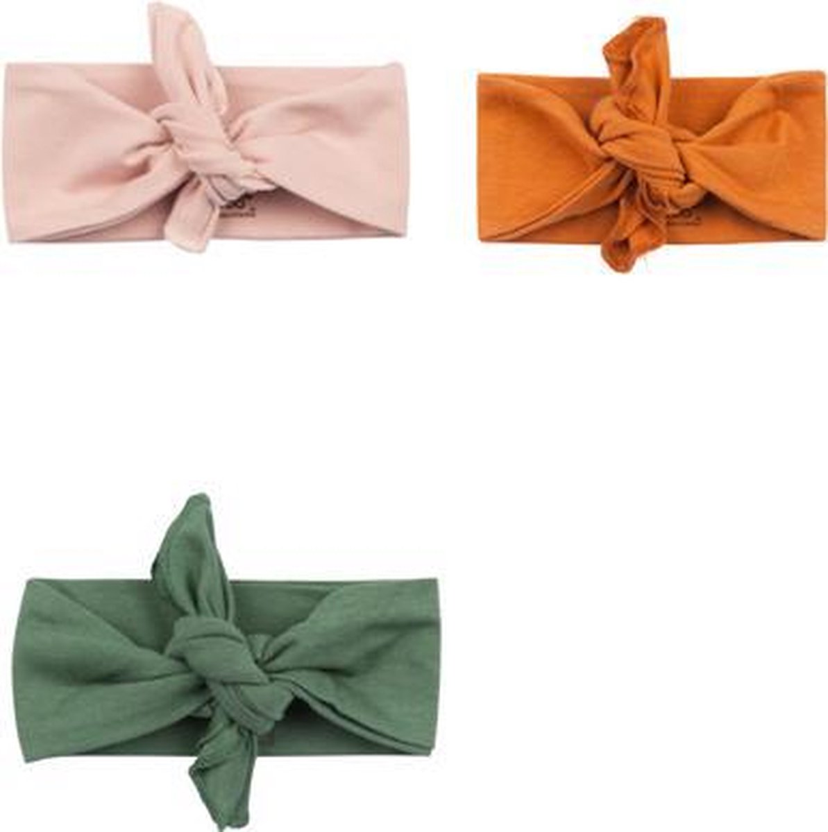 Timboo haarband set van 3 - Baby - Hoofdband - Inca rust - Misty rose - Aspen green