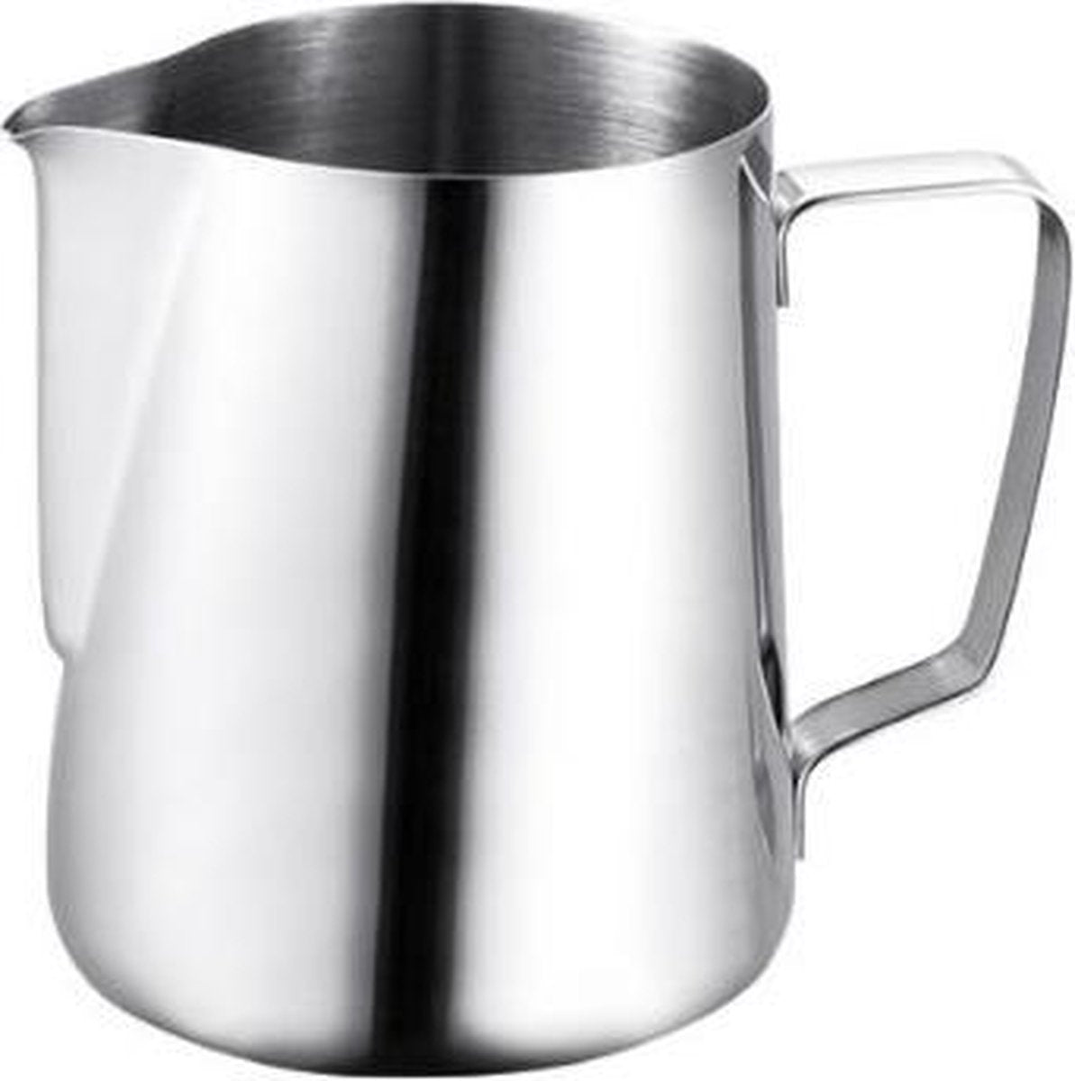Barista melkopschuimkan - melkkannetje - 600ml - latte art - RVS - Zilver