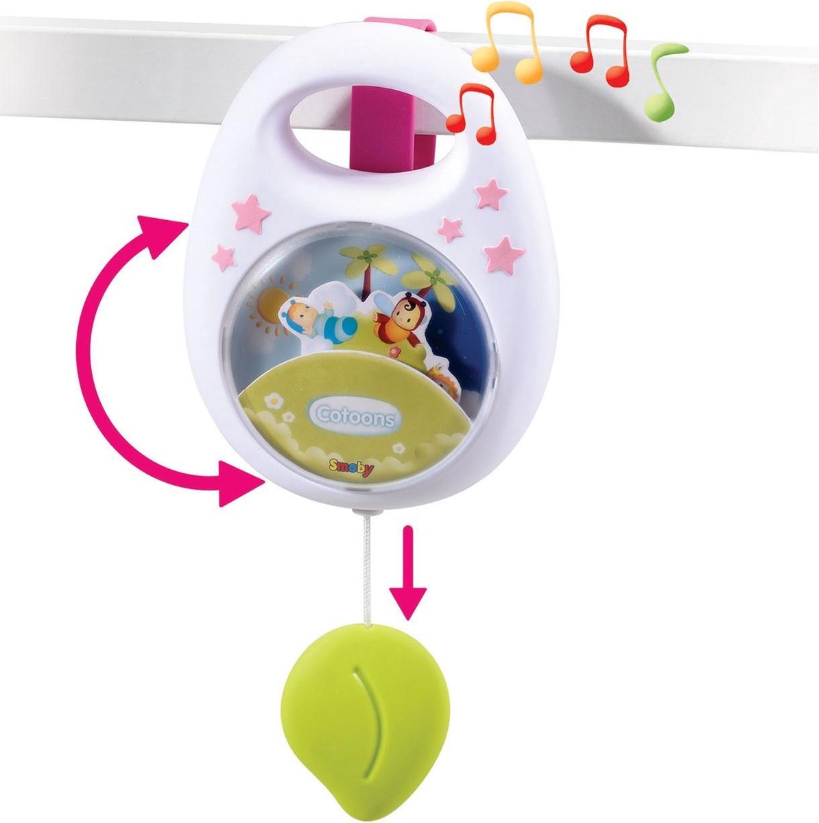 Smoby Cotoons Muziekdoos - Roze