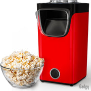 Gadgy Popcorn Machine Design – Hetelucht Popcorn Maker – Zoet of Zoute Popcorn - Klaar in 3 minuten