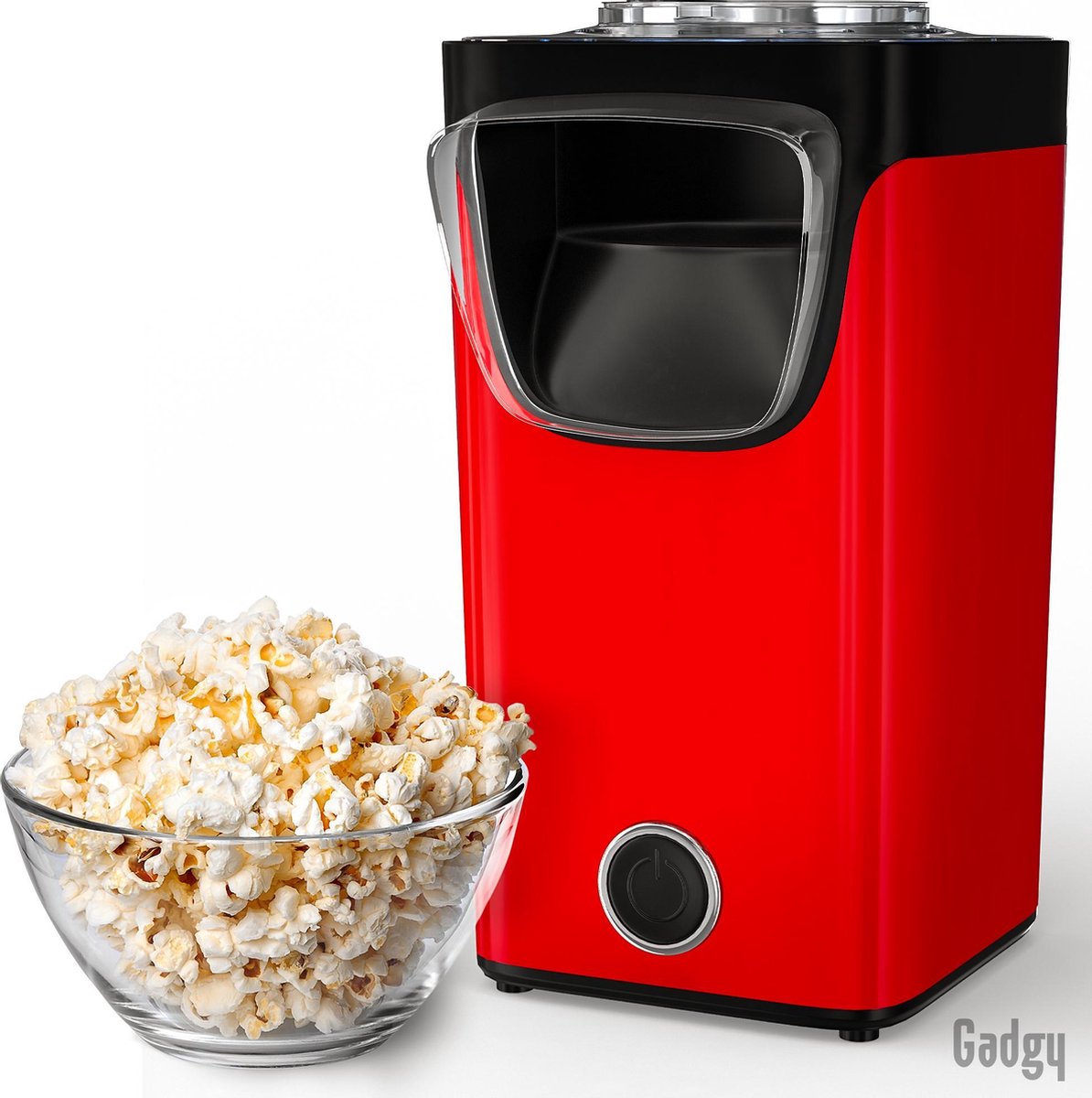Gadgy Popcorn Machine Design – Hetelucht Popcorn Maker – Zoet of Zoute Popcorn - Klaar in 3 minuten