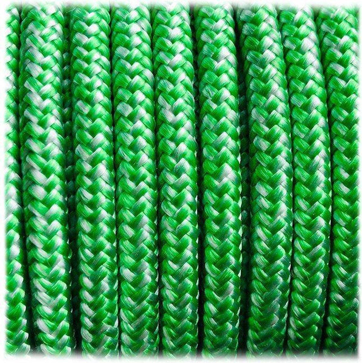 6MM PPM - Green Sweater - 10 meter - #628 - dubbel gevlochten