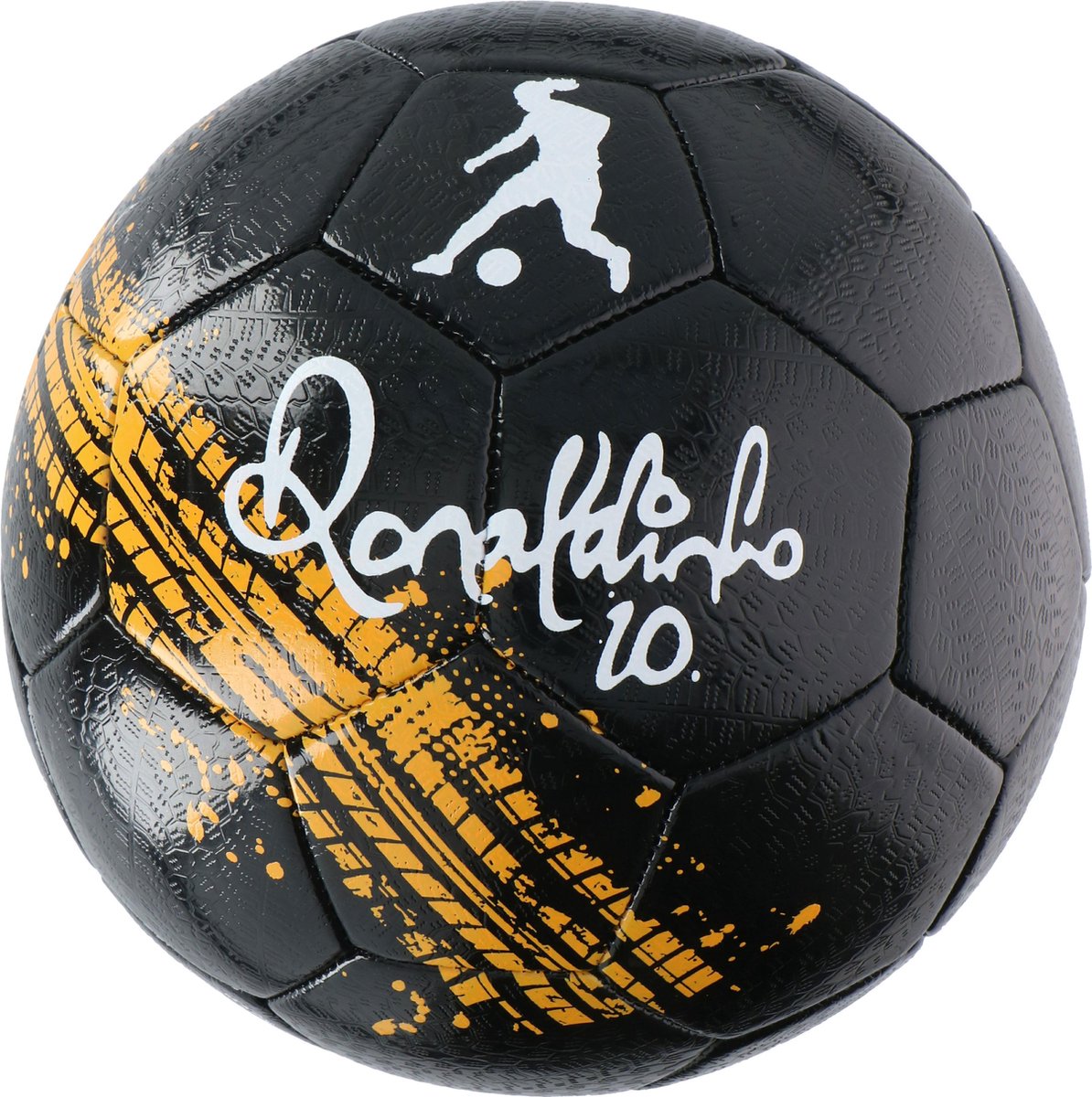 Staatvoetbal Maat 5 Ronaldinho Rubber met Pomp