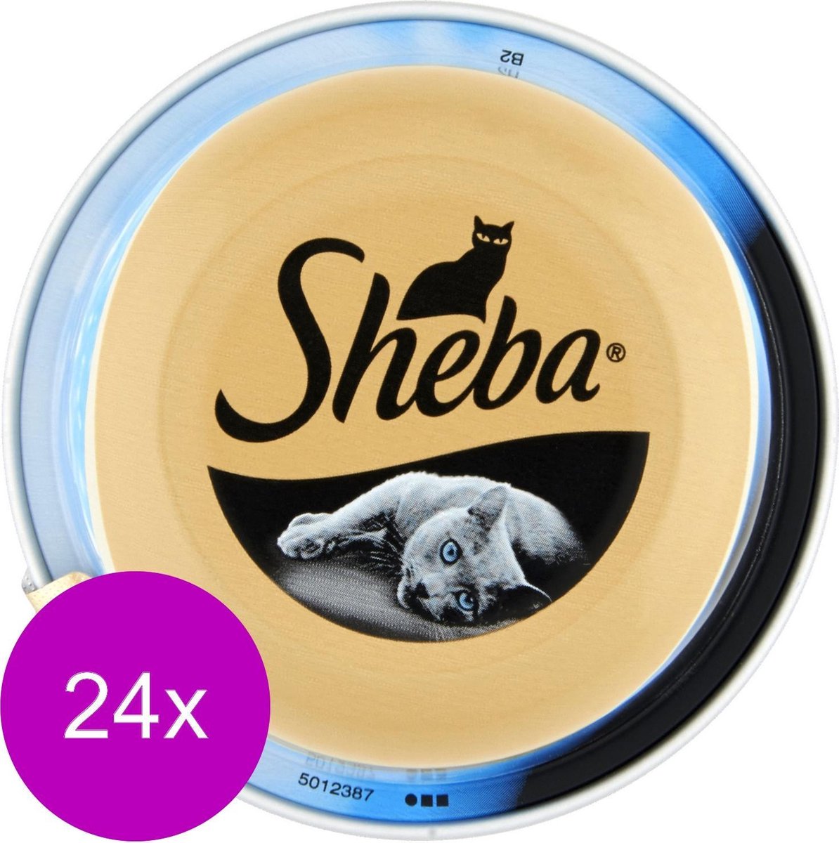 Sheba Luxe Menu Filets 80 g - Kattenvoer - 24 x Tonijn&Oceaanvis