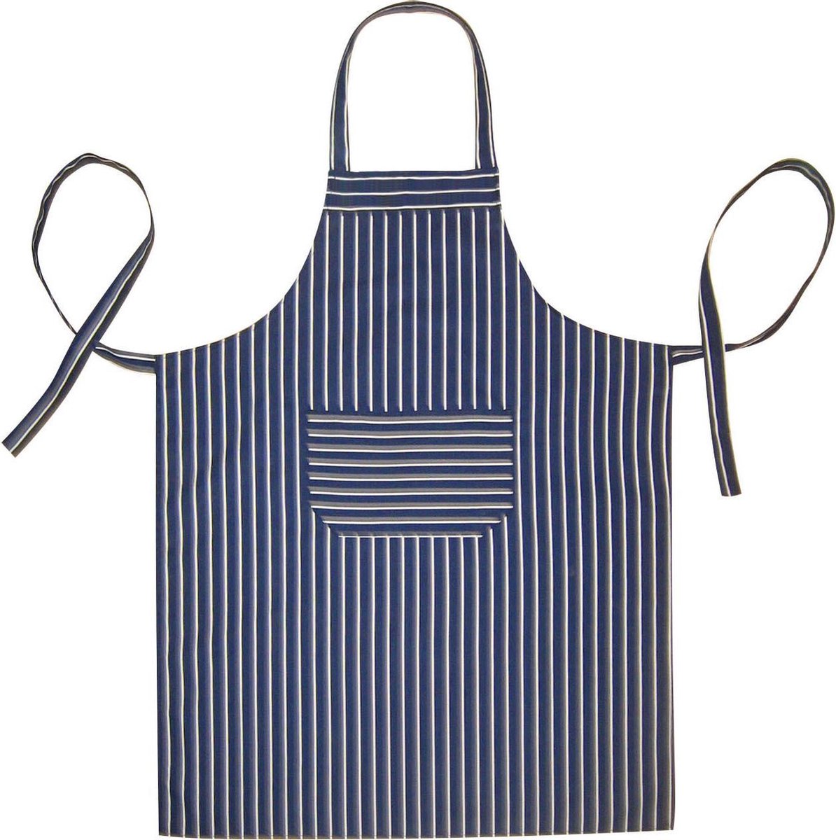 Homéé® Horeca suite Keukenschorten BBQ BIB Apron - blauwe streep - 70x100 cm -  2 stuks