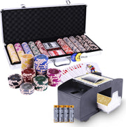Qualux Pokerset XL – Poker – 500 Clay Chips– 13