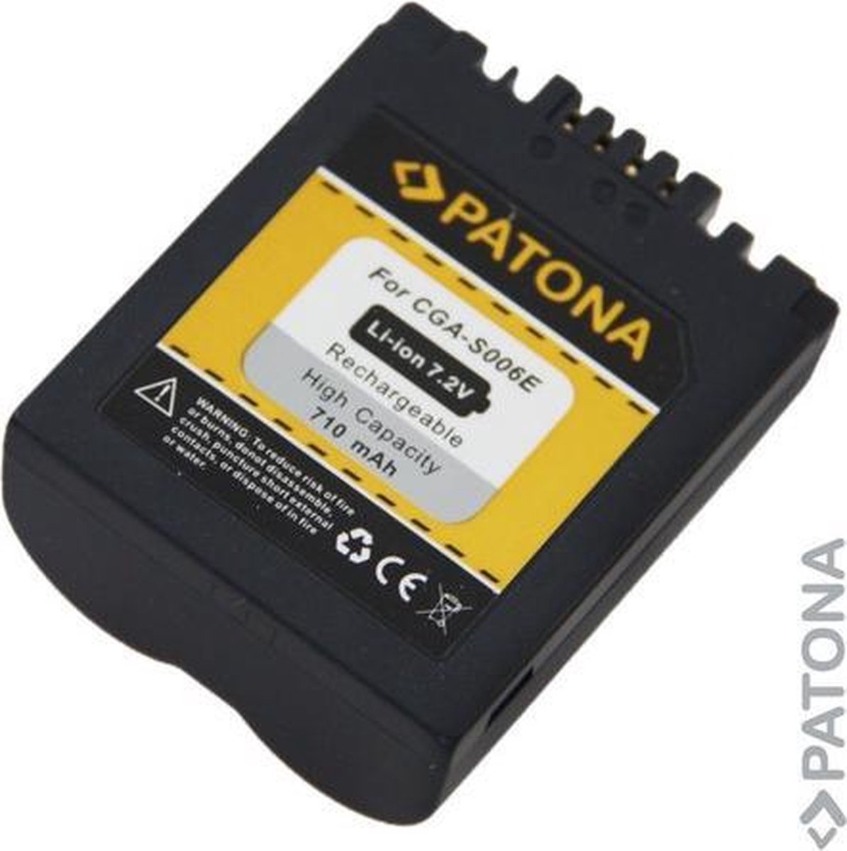 Battery for PANASONIC DMC-FZ50