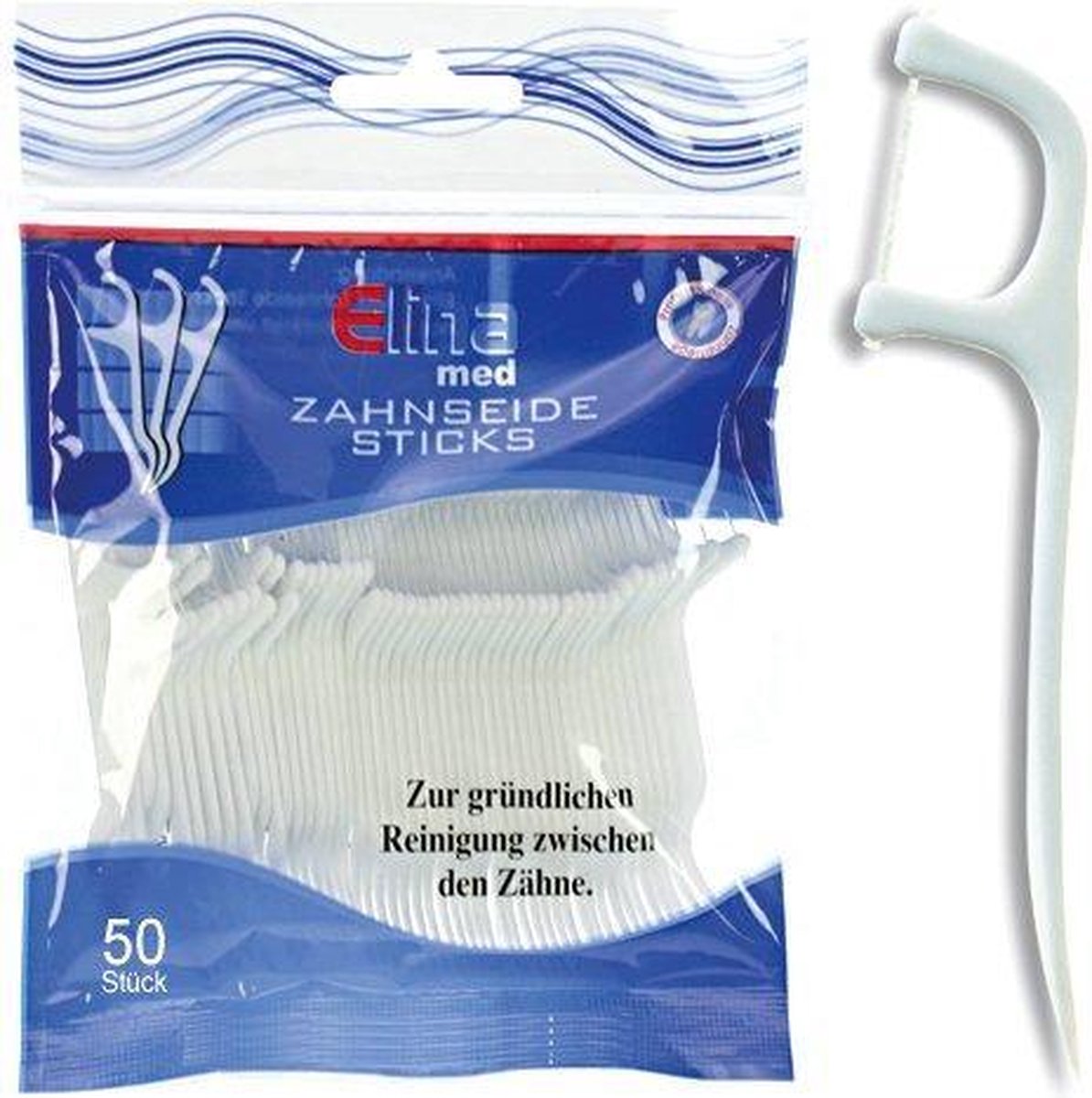 Tandenstoker met Tandzijde Elina 8cm 50 stuks - Hot Item!