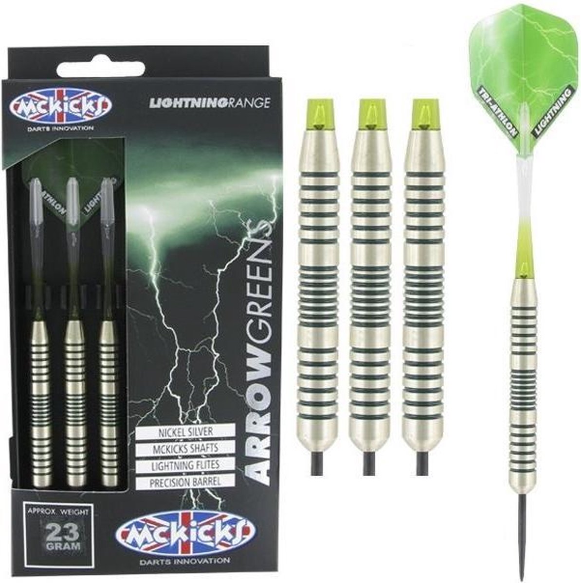 McKicks Arrow Greens Silver 23 gram - 23 Gram