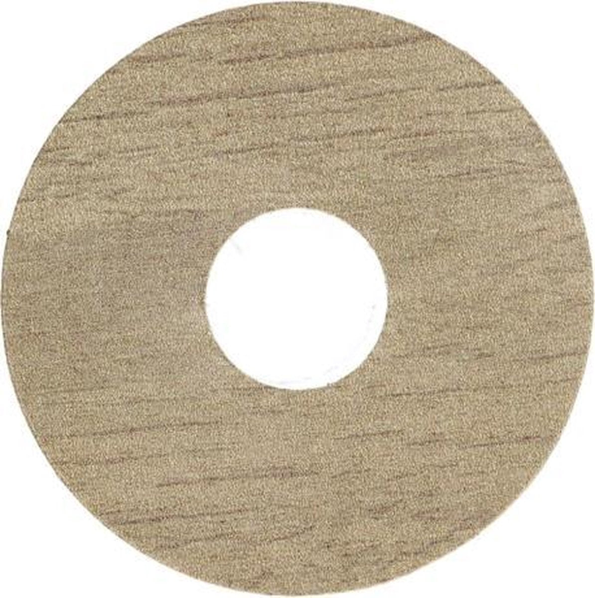 Zelfkl. rozet (17 mm) fijngest. eiken licht (10st)
