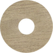 Zelfkl. rozet (17 mm) fijngest. eiken licht (10st)