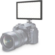 LUXCeO P02 LED-videolamp Superslank paneel 1000LM 3000-6000K Licht op camera Licht Selfie Zacht licht Videofotografie Studiolicht (zwart)