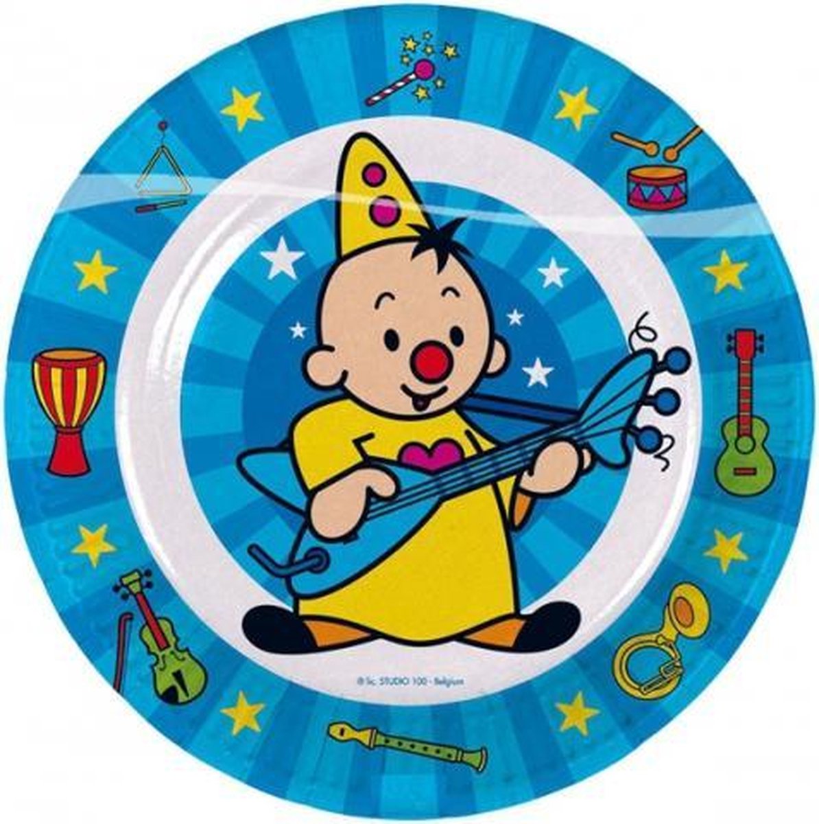 Bumba bordjes 16 stuks - thema feest bordjes 23 cm
