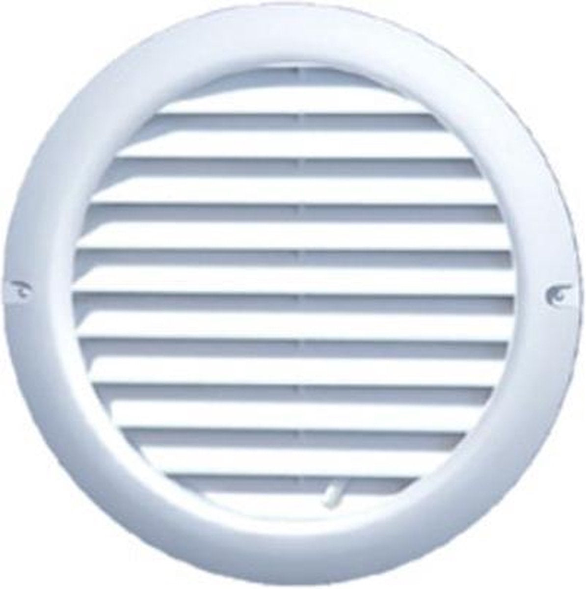 Plieger ventilatierooster kunststof afsluitbaar aansl 100 150mm af met 200mm chroom