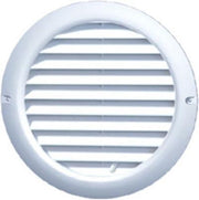 Plieger ventilatierooster kunststof afsluitbaar aansl 100 150mm af met 200mm chroom