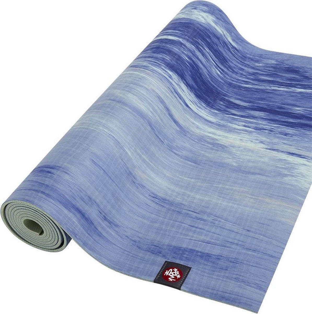 Manduka eKO Lite Yogamat Rubber Blauw 4 mm – Surf Marbled – 180 x 61 cm