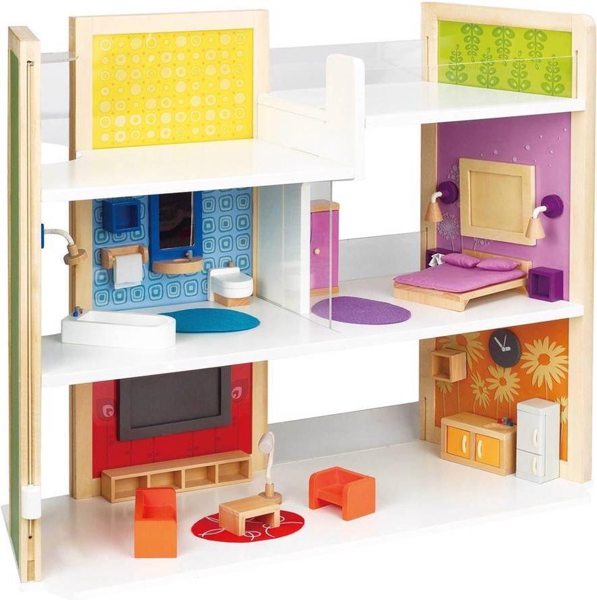 Hape poppenhuis - DIY dream house - met magnetische meubels