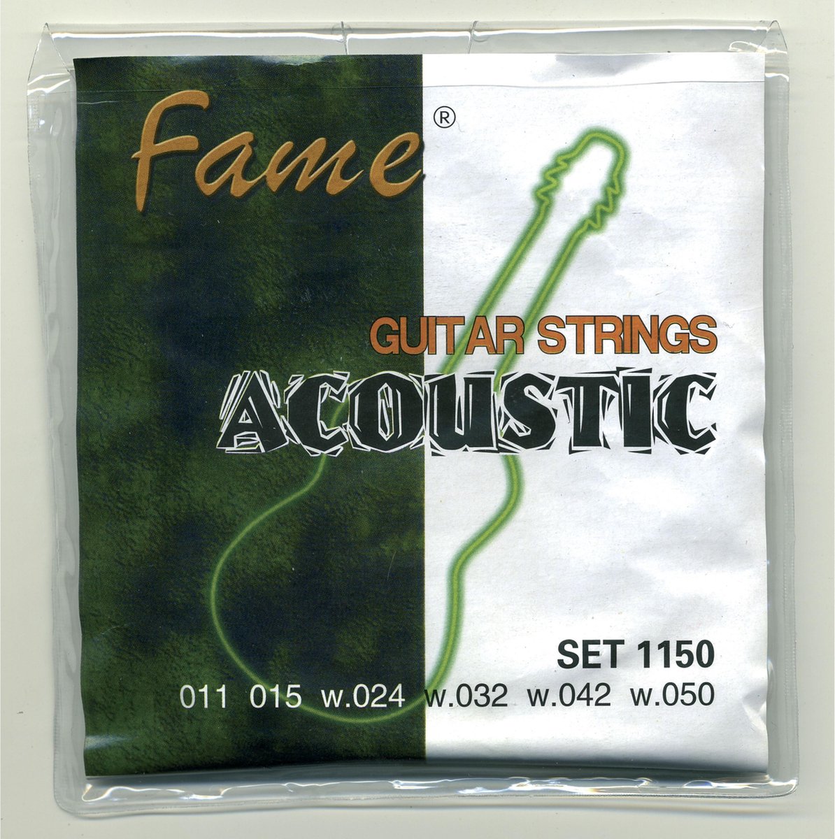 Snaren voor akoestische gitaren - Fame A-Git.snaren 11-50 Bronze